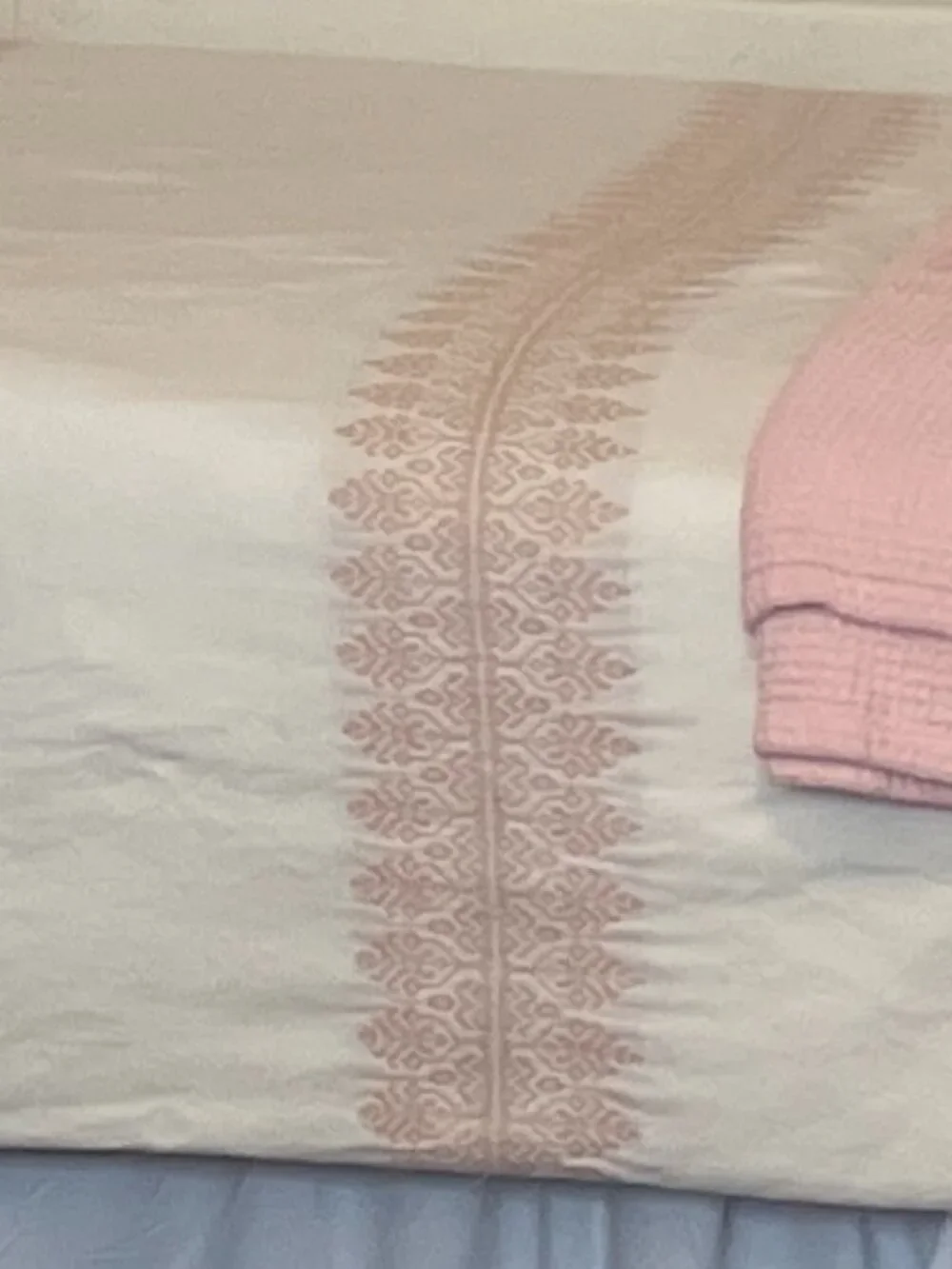 Pottery Barn Indira Jacquard Twin XL duvet and sham set